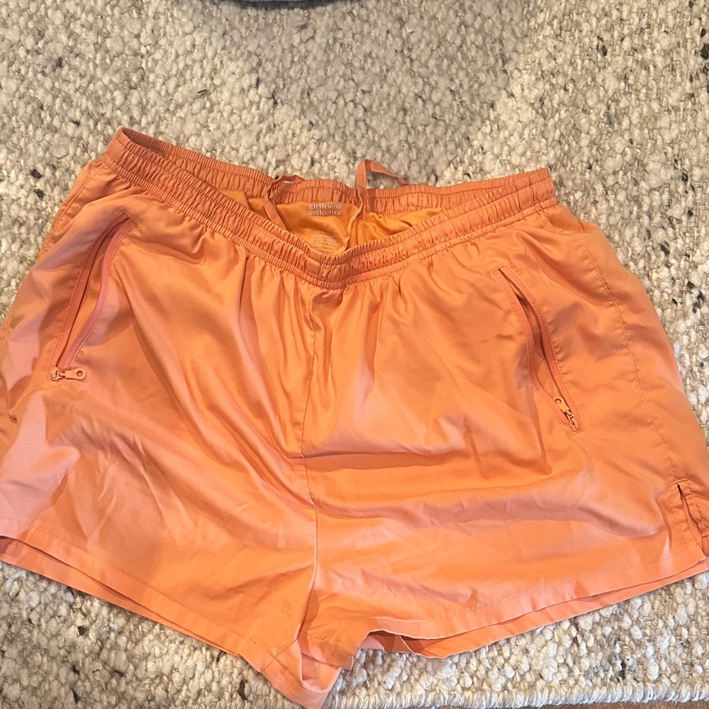 Girlfriend Collective Orange Gazelle Shorts XL
